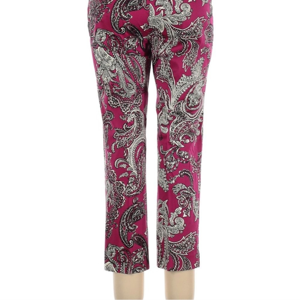 Talbots Collection Paisley Pants, Classic Slim 14P